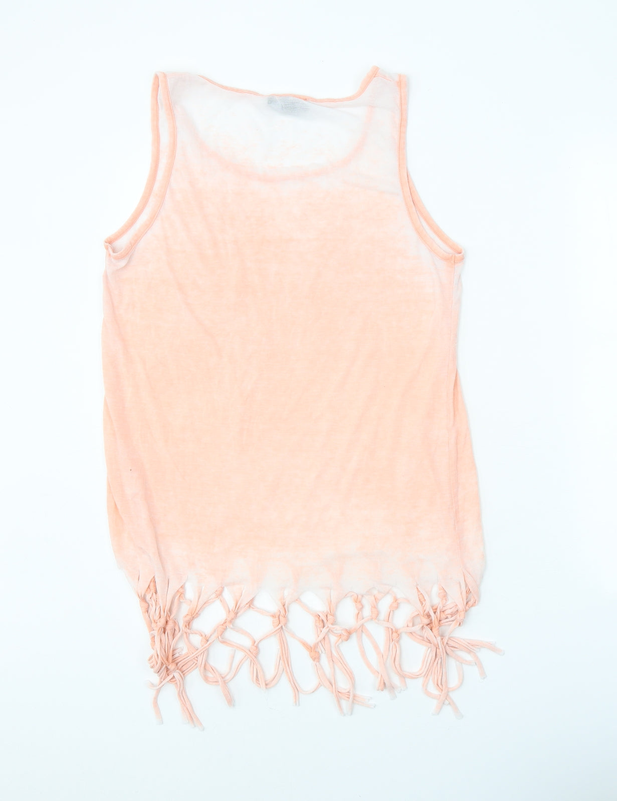 Atmosphere Womens Pink Polyester Basic Tank Size 16 Scoop Neck