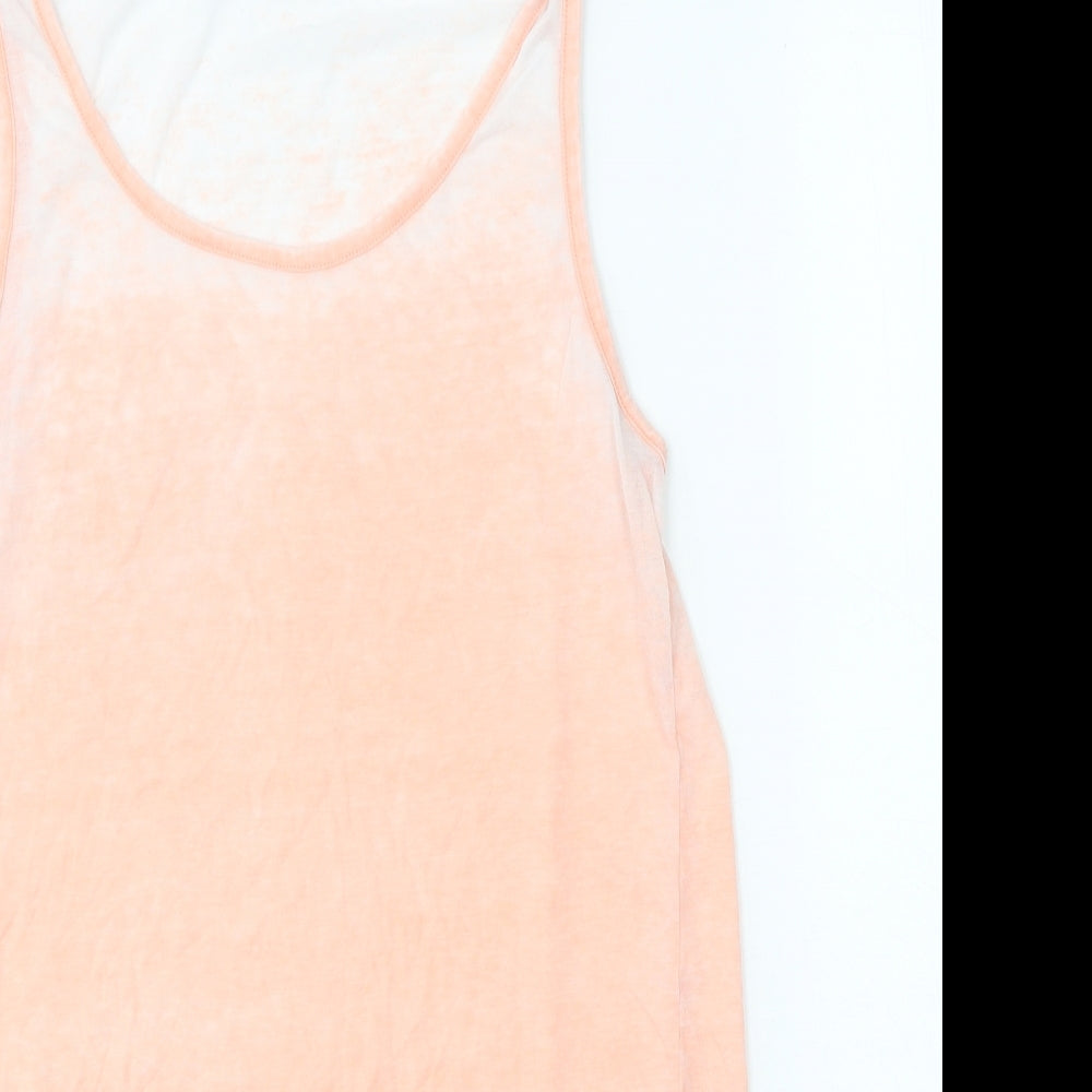 Atmosphere Womens Pink Polyester Basic Tank Size 16 Scoop Neck