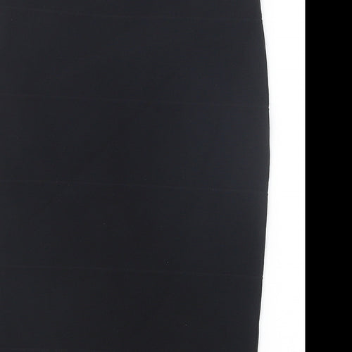 Romeo & Juliet Couture Womens Black Viscose Straight & Pencil Skirt Size 10