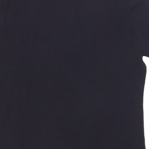 Berkertex Womens Blue V-Neck Viscose Pullover Jumper Size 14