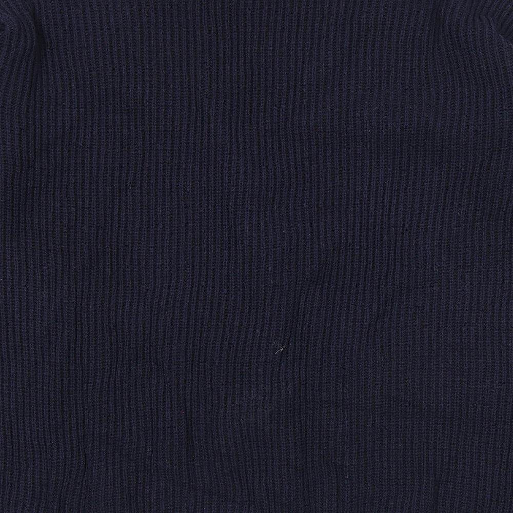 B. You Womens Blue V-Neck Striped Cotton Cardigan Jumper Size 20