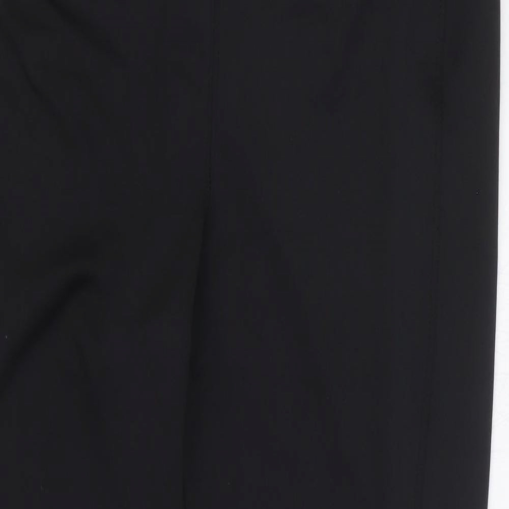 Workout Womens Black Polyester Jogger Leggings Size 16