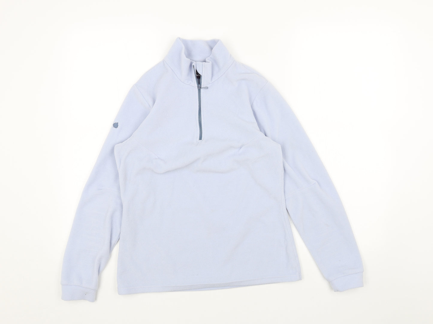 Lafuma Womens Blue Polyester Pullover Sweatshirt Size S Zip