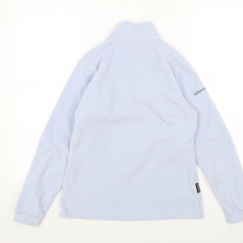 Lafuma Womens Blue Polyester Pullover Sweatshirt Size S Zip