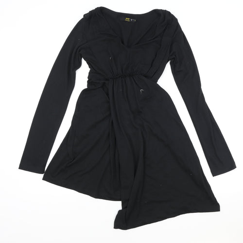 FFF Limited Womens Black Polyester Jumpsuit One-Piece Size 8 Pullover