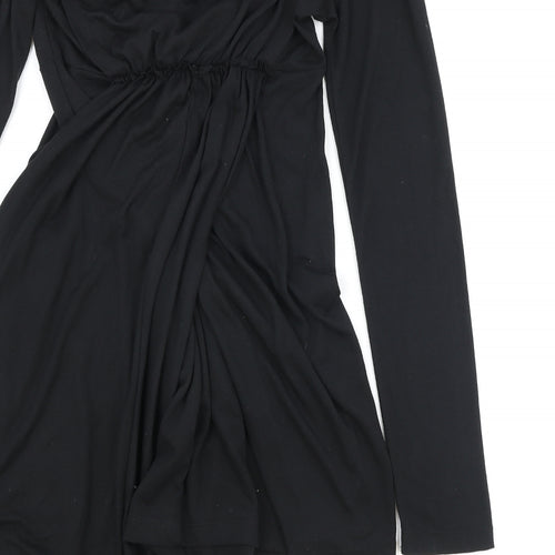 FFF Limited Womens Black Polyester Jumpsuit One-Piece Size 8 Pullover