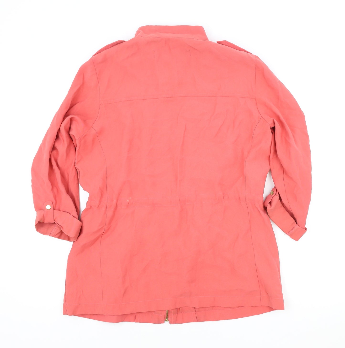 Zara Womens Pink Jacket Size S Zip