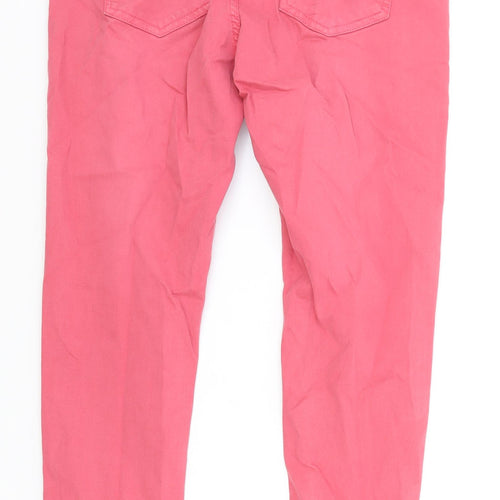 b.young Womens Pink Polyester Skinny Jeans Size 29 in Regular Zip - Ankle Zips