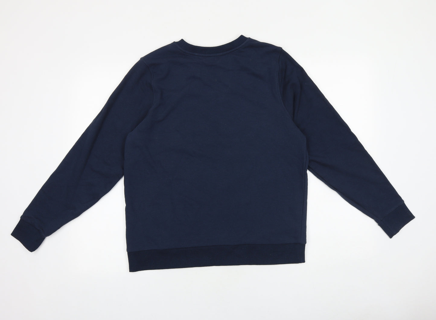 Marks and Spencer Womens Blue Cotton Pullover Sweatshirt Size 14 Pullover - England