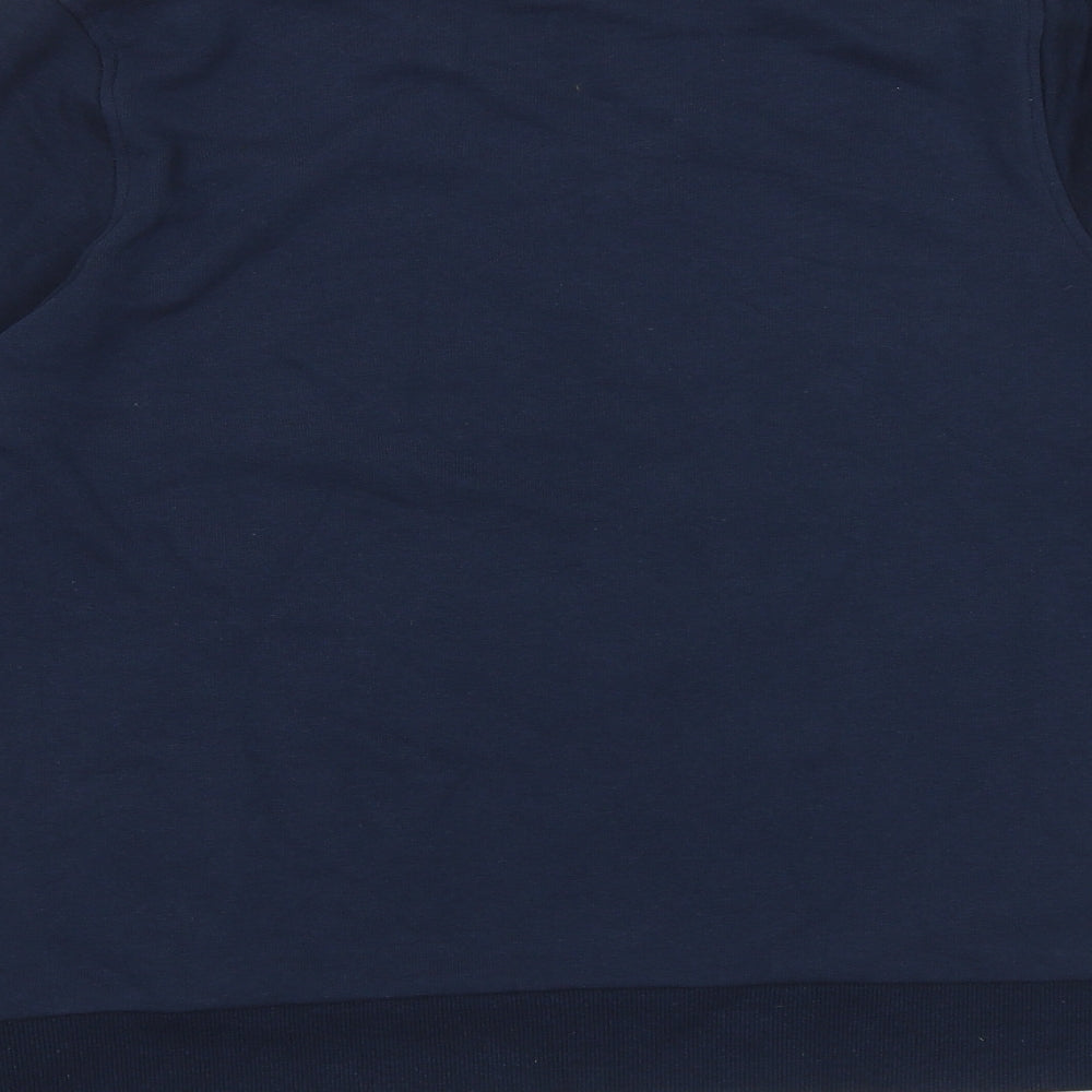 Marks and Spencer Womens Blue Cotton Pullover Sweatshirt Size 14 Pullover - England