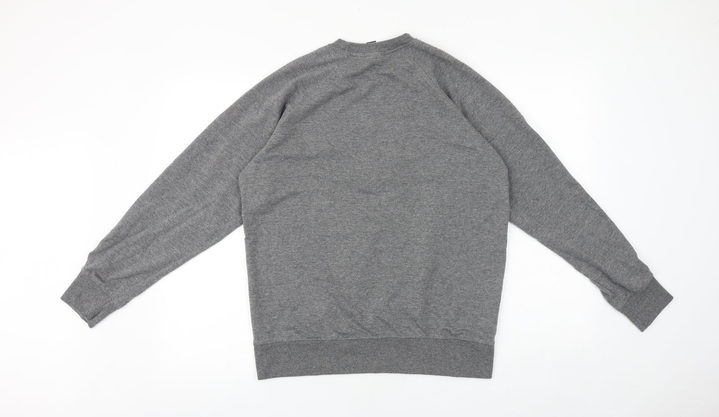 Initials Mens Grey Cotton Pullover Sweatshirt Size M - Niagara Falls