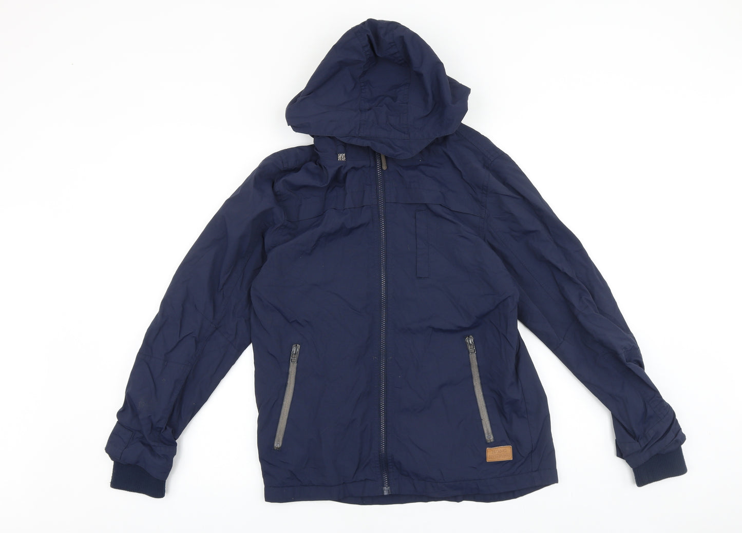 NEXT Boys Blue Windbreaker Jacket Size 12 Years Zip