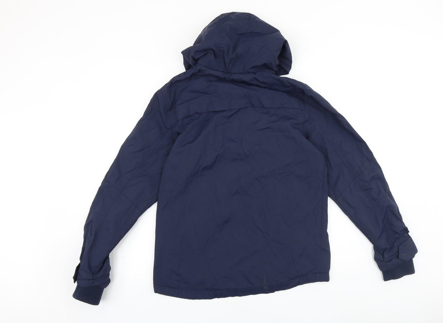 NEXT Boys Blue Windbreaker Jacket Size 12 Years Zip