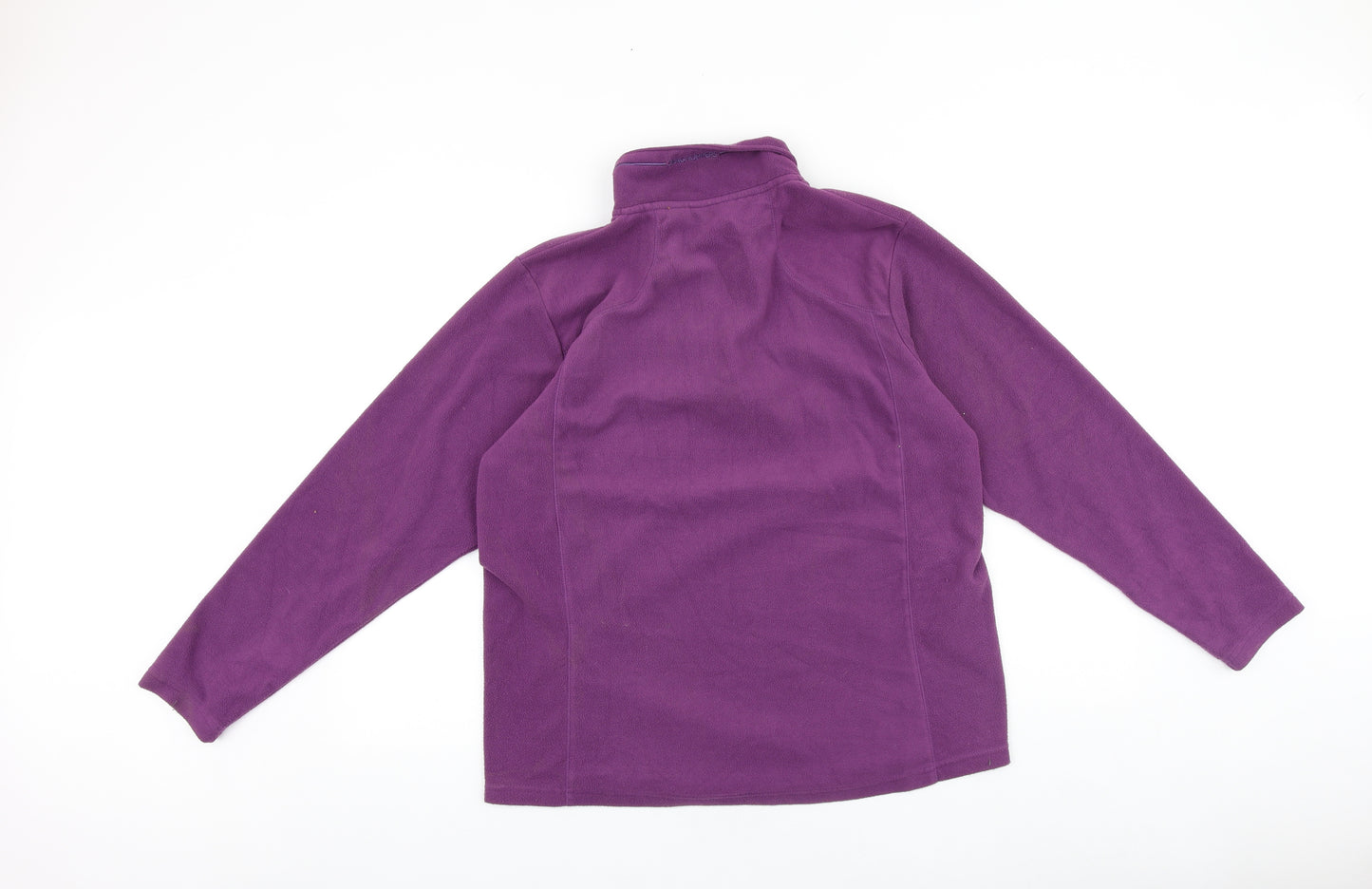 Craghoppers Womens Purple Polyester Pullover Sweatshirt Size 14 Zip