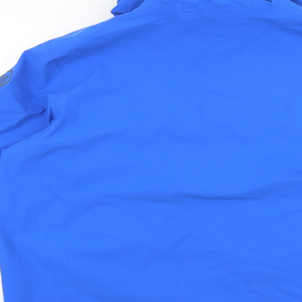 Marks and Spencer Mens Blue Windbreaker Jacket Size XL Zip