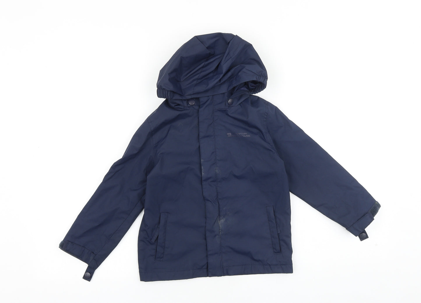 Mountain Warehouse Boys Blue Windbreaker Jacket Size 3-4 Years Zip