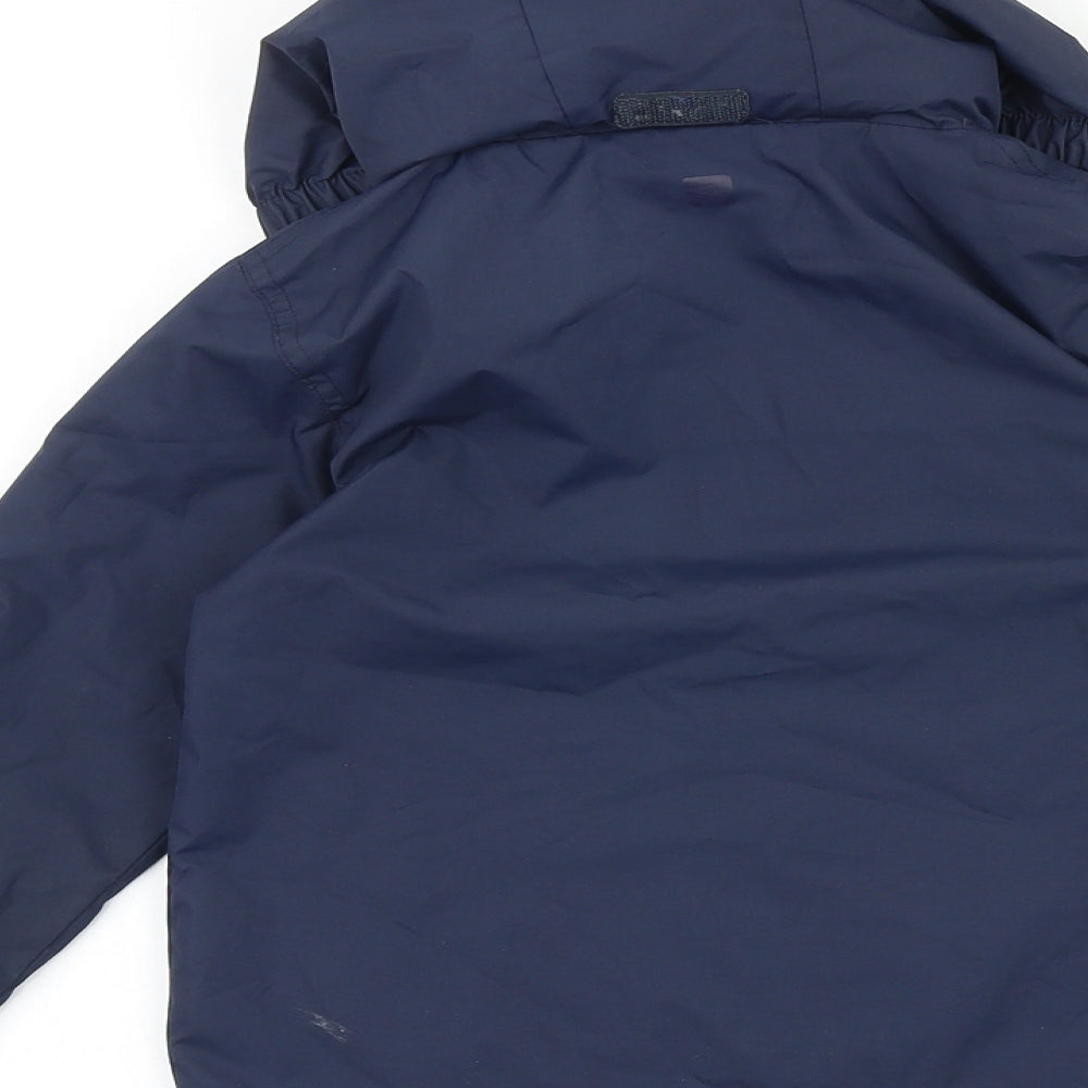 Mountain Warehouse Boys Blue Windbreaker Jacket Size 3-4 Years Zip