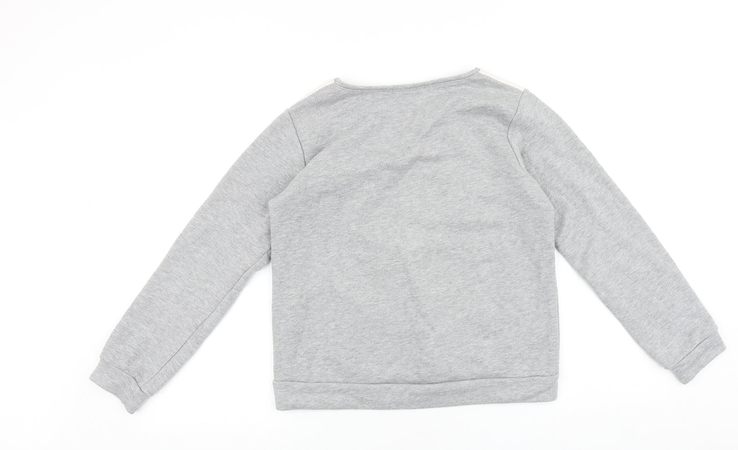 Forever Pink Womens Grey Cotton Pullover Sweatshirt Size XS Pullover - Queen