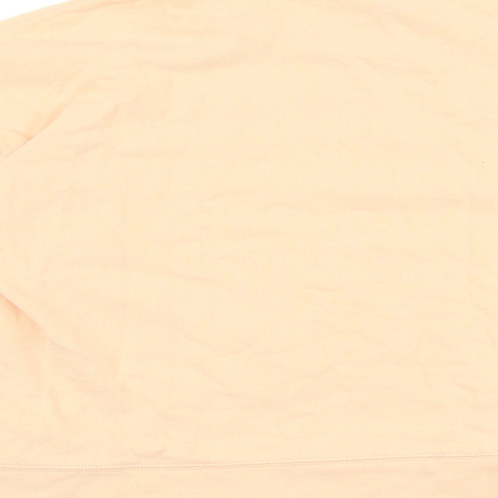 Miss Selfridge Womens Pink Cotton Pullover Sweatshirt Size M Pullover