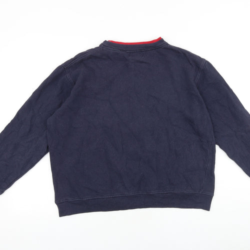 Shenanigans Womens Blue Cotton Pullover Sweatshirt Size M Pullover