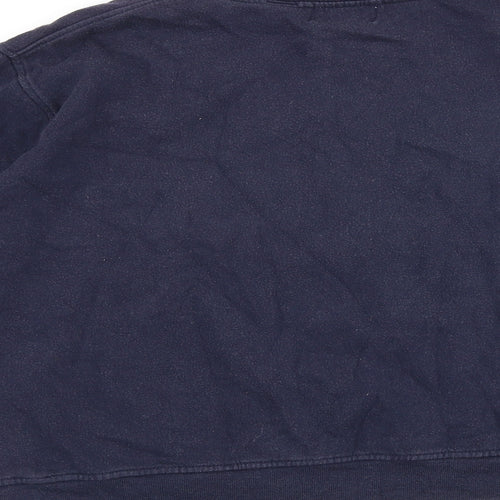 Shenanigans Womens Blue Cotton Pullover Sweatshirt Size M Pullover