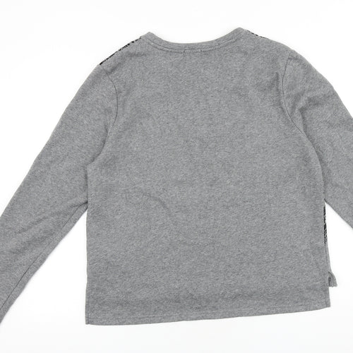 Amisu Womens Grey Cotton Pullover Sweatshirt Size XL Pullover