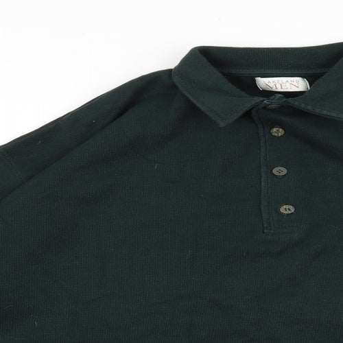 Lakeland Mens Green Cotton Pullover Sweatshirt One Size