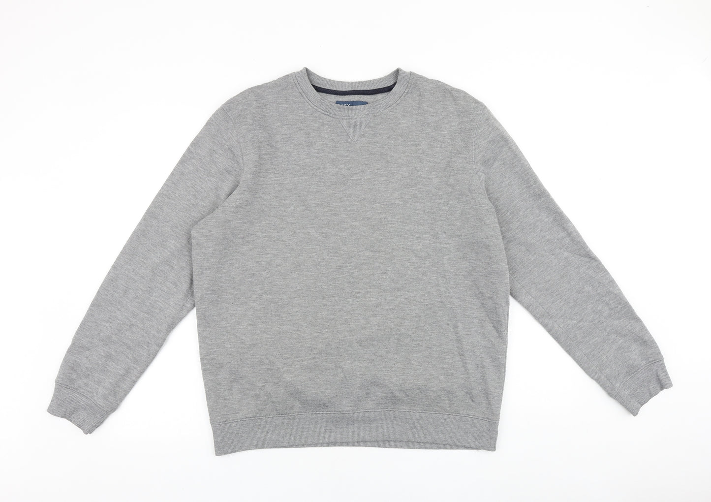 Matalan Mens Grey Cotton Pullover Sweatshirt Size L