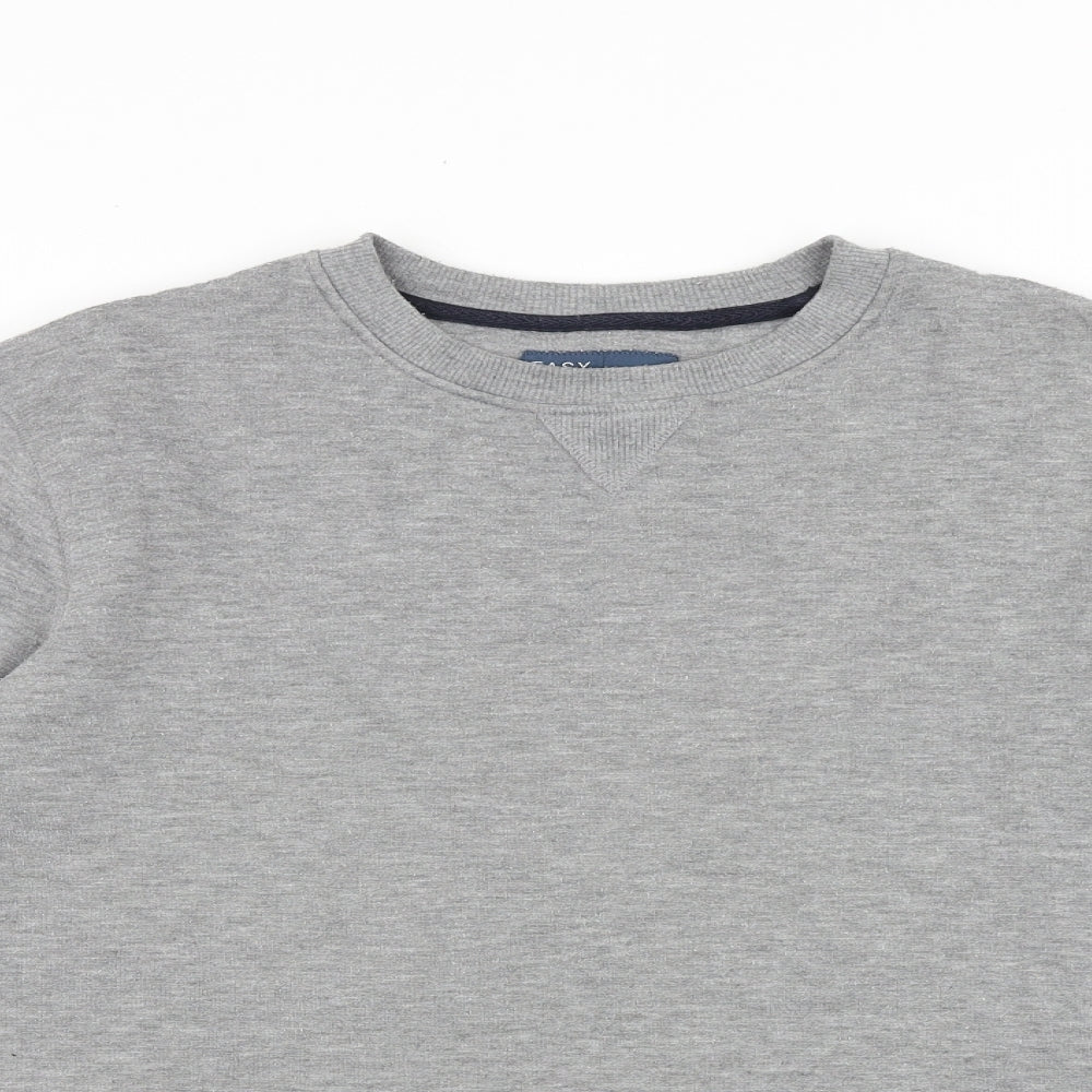 Matalan Mens Grey Cotton Pullover Sweatshirt Size L