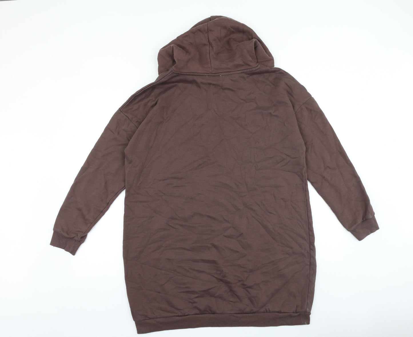 Papaya Womens Brown Cotton Pullover Hoodie Size L Pullover