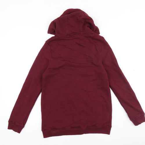 Primark Boys Red Cotton Full Zip Hoodie Size 12-13 Years Zip