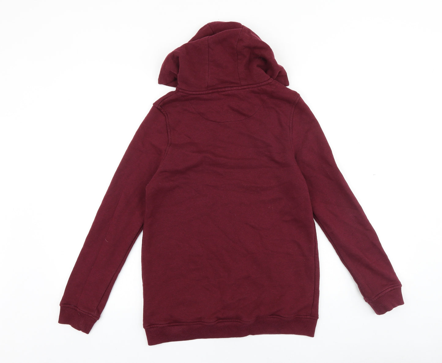 Primark Boys Red Cotton Full Zip Hoodie Size 12-13 Years Zip