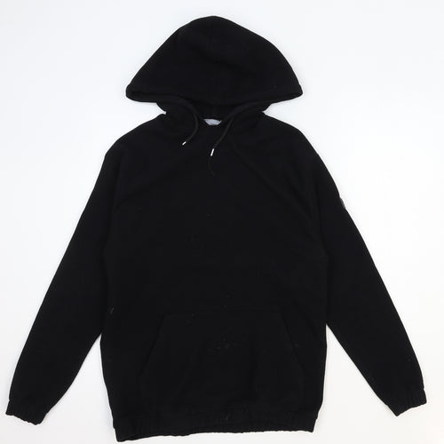 ASOS Womens Black Polyester Pullover Hoodie Size 2XS Pullover