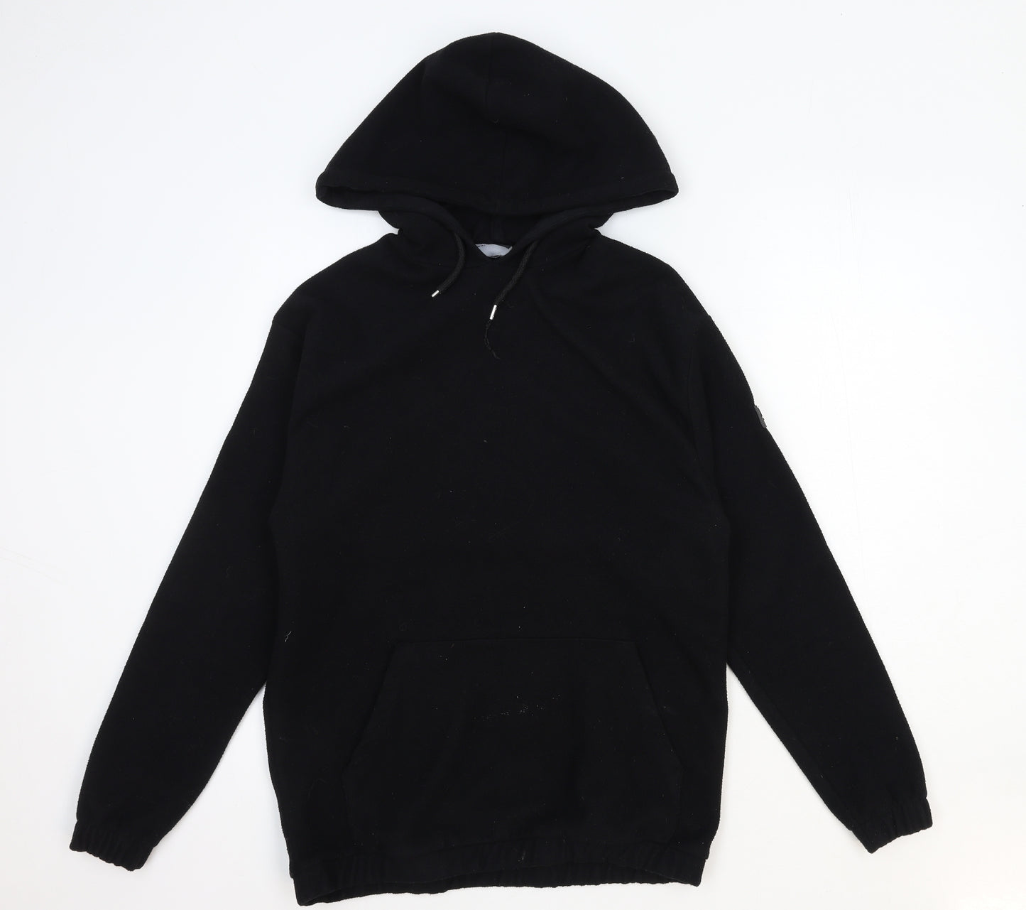 ASOS Womens Black Polyester Pullover Hoodie Size 2XS Pullover