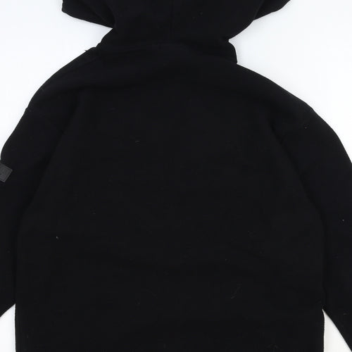 ASOS Womens Black Polyester Pullover Hoodie Size 2XS Pullover