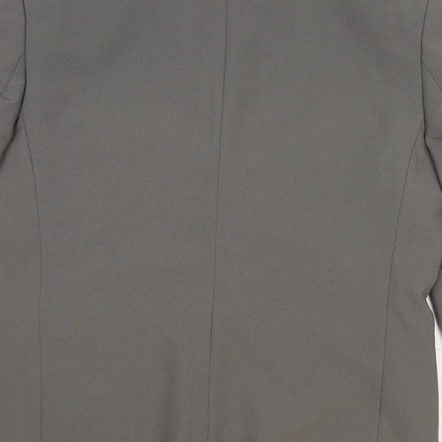 Taylor & Reece Mens Grey Polyester Jacket Blazer Size S Regular