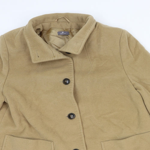 Basler Womens Beige Jacket Size 12 Button