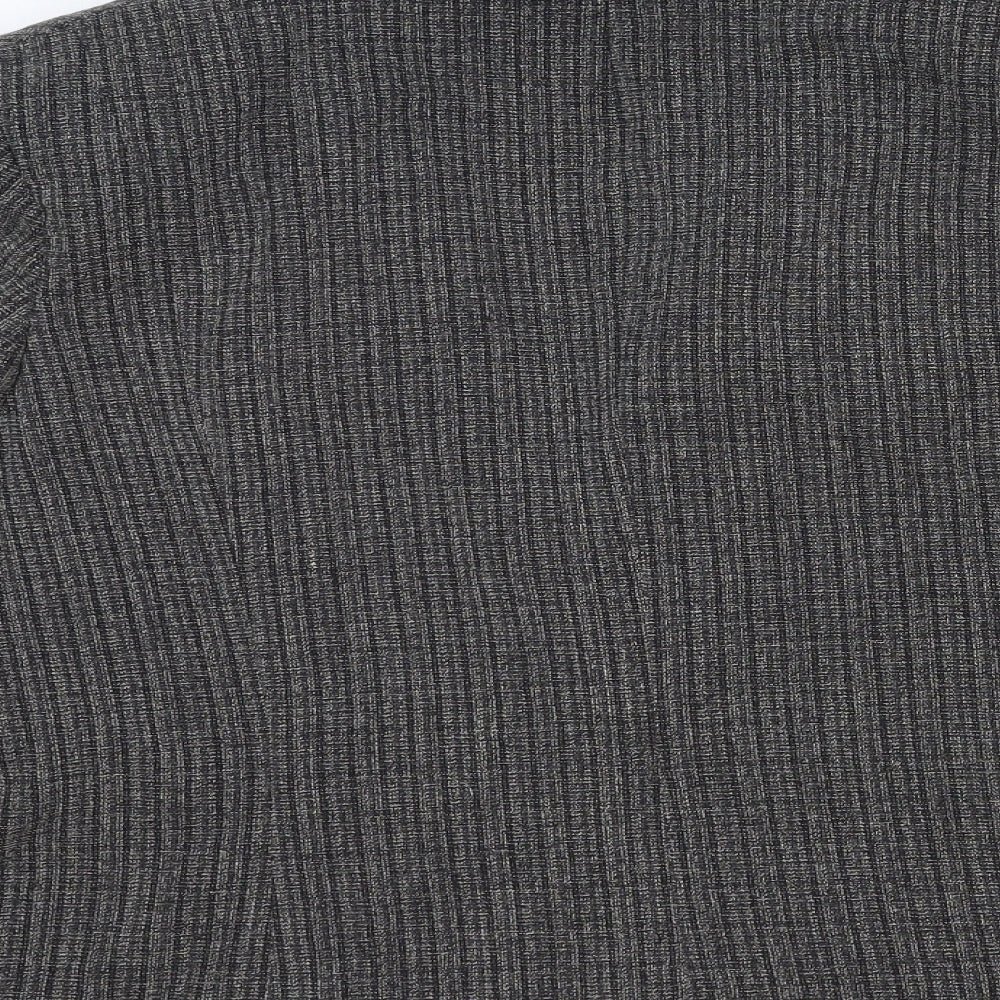 BM Collection Womens Grey Polyester Jacket Blazer Size 20