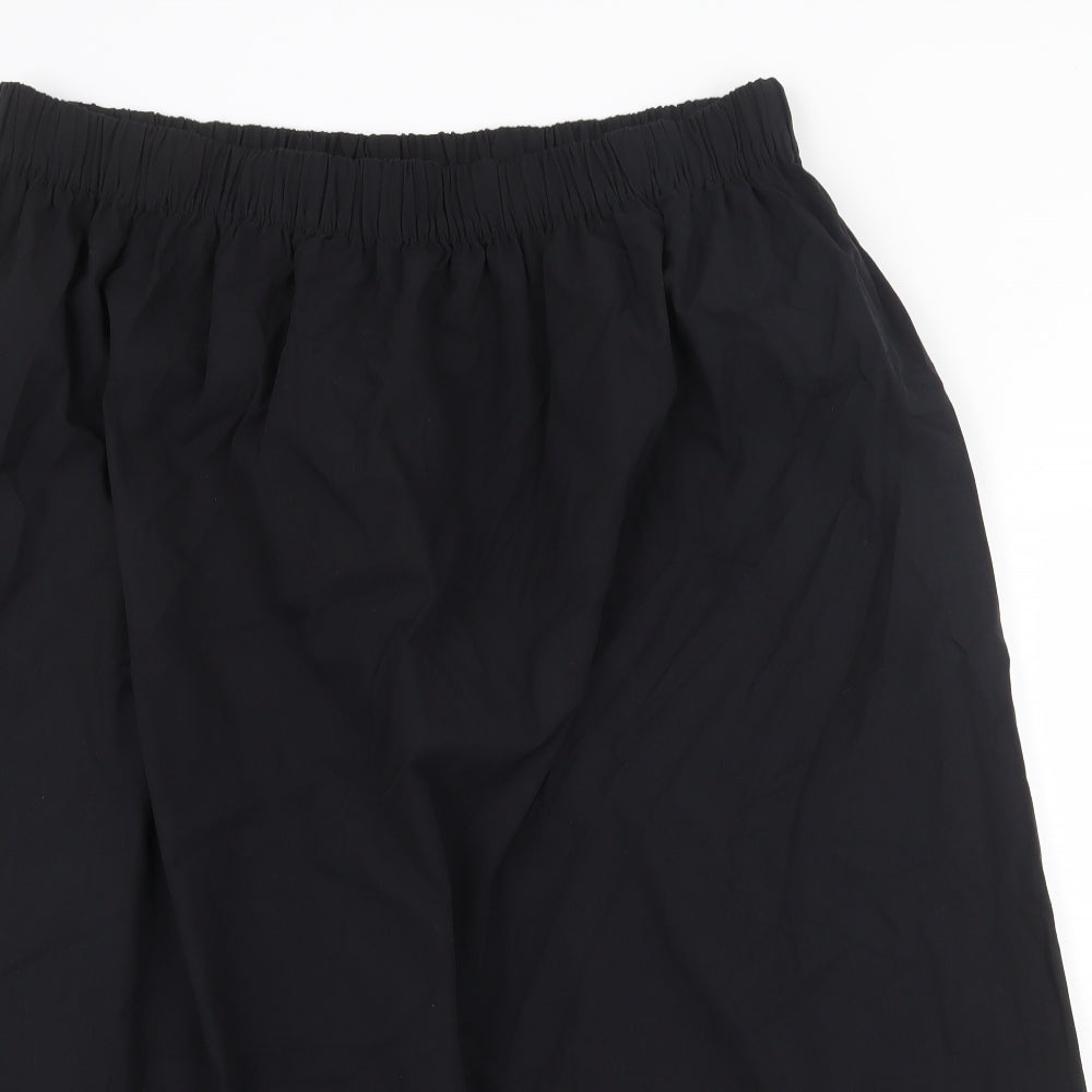 Marks and Spencer Womens Black Polyester Straight & Pencil Skirt Size 20