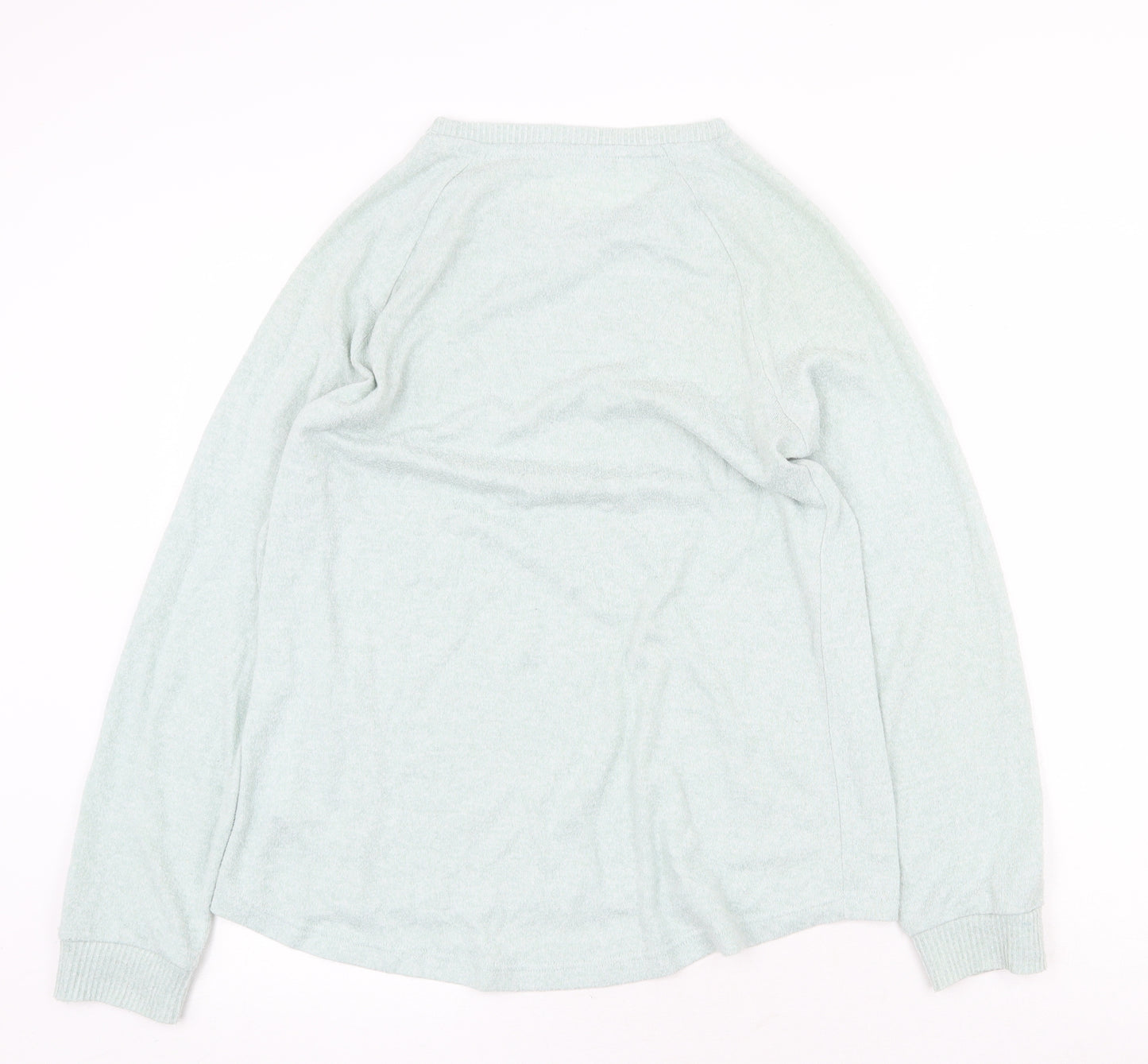 Primark Womens Green Round Neck Polyester Pullover Jumper Size XS