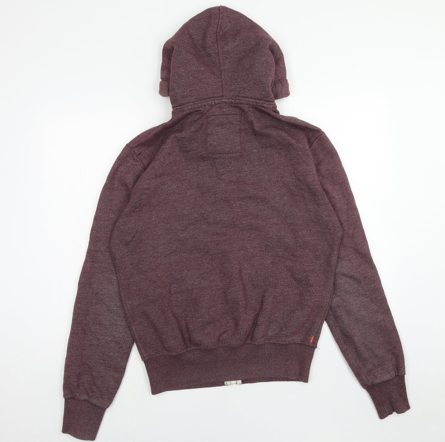 Superdry Mens Purple Cotton Full Zip Hoodie Size M