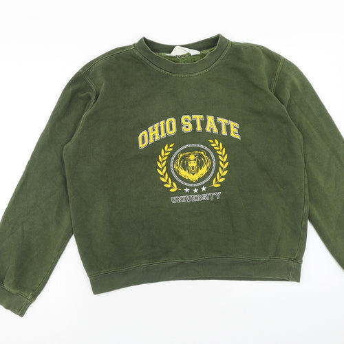 Harper & Lewis Womens Green Cotton Pullover Sweatshirt Size S Pullover - Ohio State University