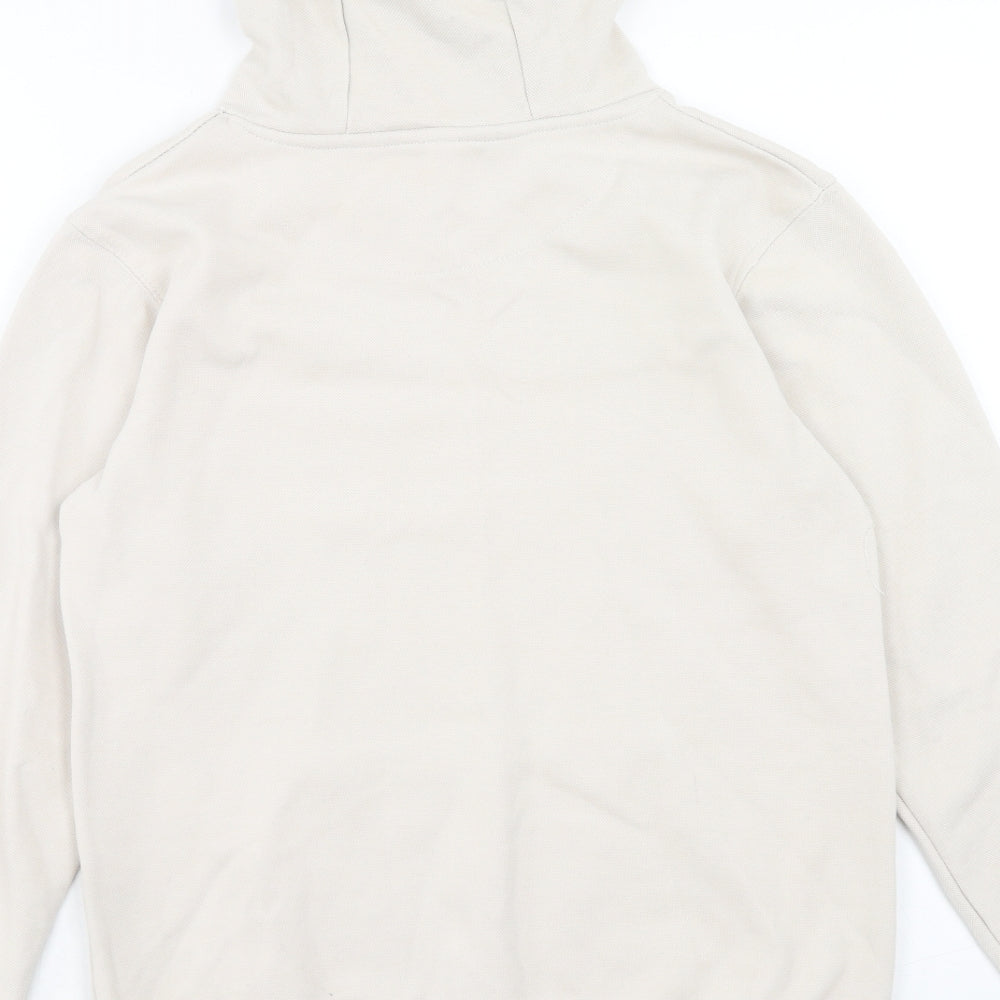 George Boys Beige Cotton Pullover Hoodie Size 11-12 Years Pullover - Limitless