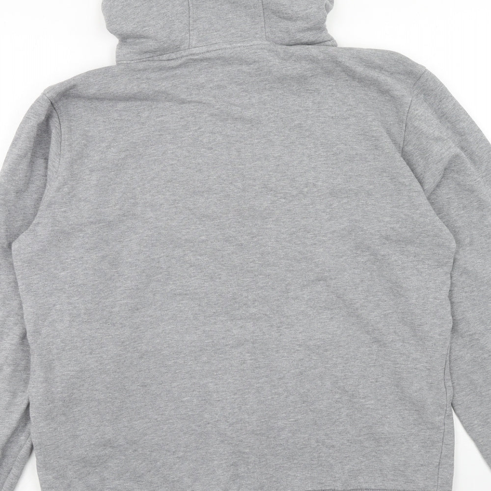 Calvin Klein Mens Grey Cotton Pullover Hoodie Size M