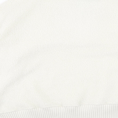 Marks and Spencer Womens White Polyester Pullover Sweatshirt Size XL Zip