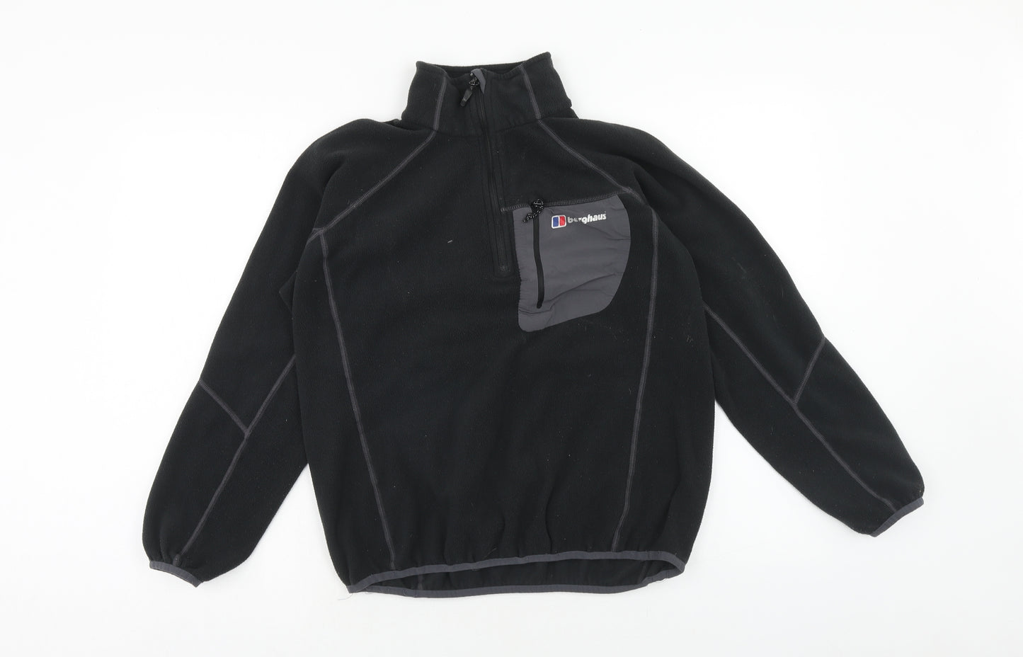 Berghaus Mens Black Polyester Pullover Sweatshirt Size S