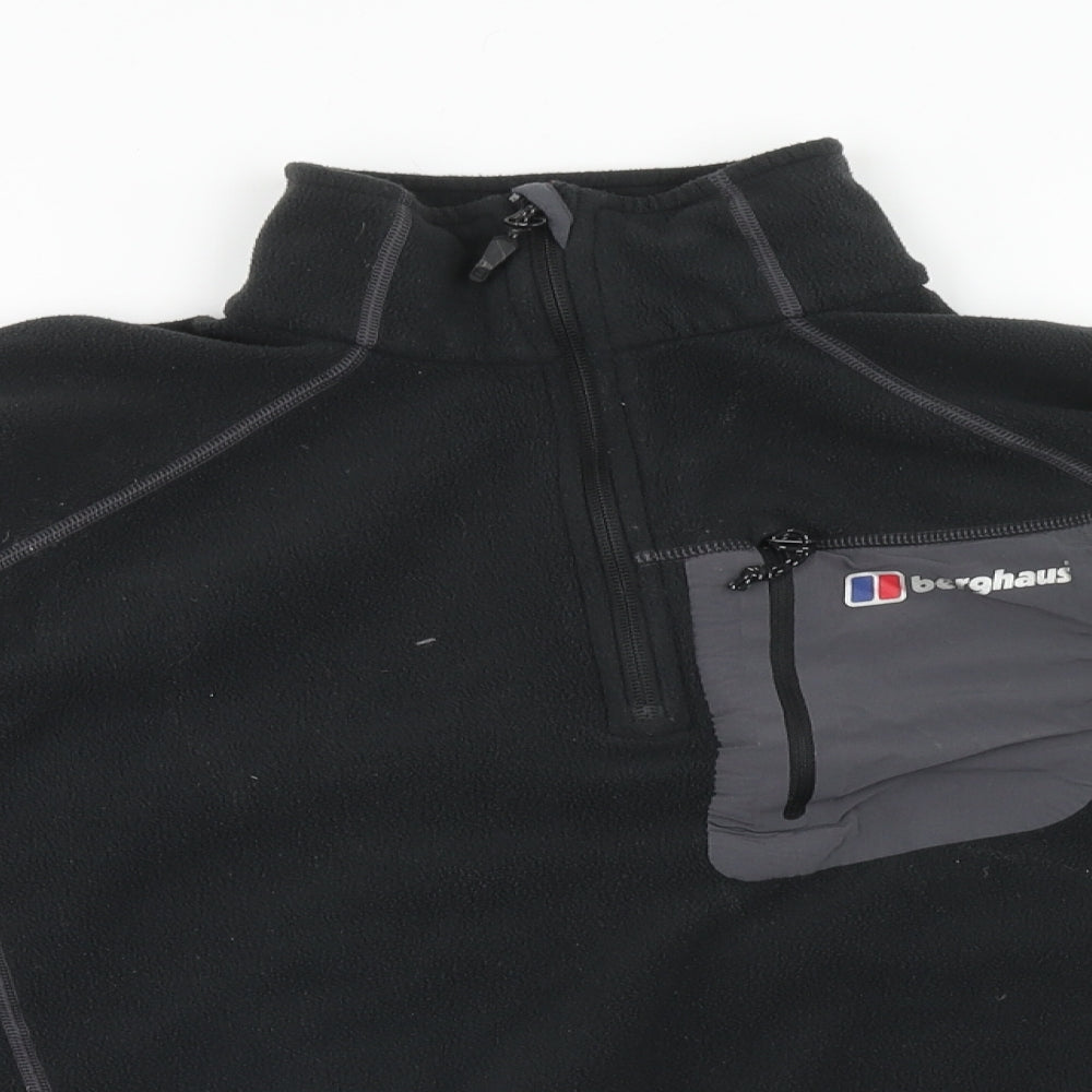 Berghaus Mens Black Polyester Pullover Sweatshirt Size S