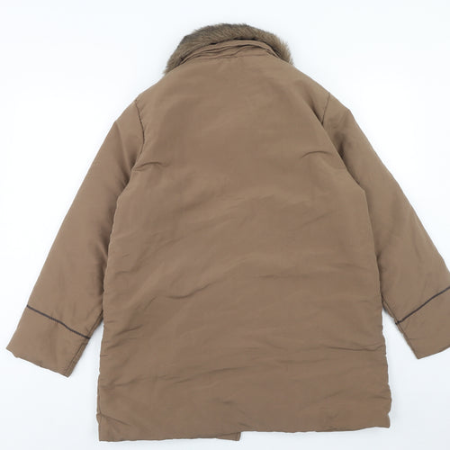 Claire Neuville Womens Brown Jacket Size 14 Zip