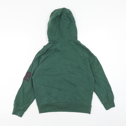 NEXT Boys Green Cotton Pullover Hoodie Size 10 Years Pullover