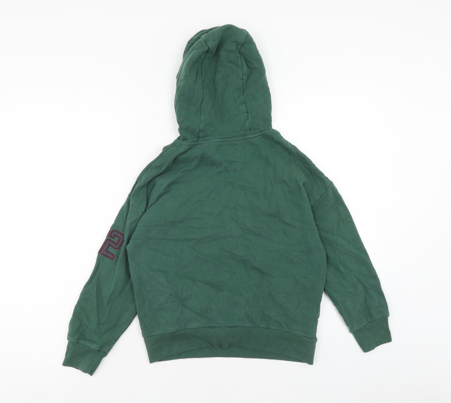 NEXT Boys Green Cotton Pullover Hoodie Size 10 Years Pullover
